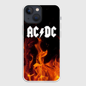 Чехол для iPhone 13 mini с принтом AC DC в Белгороде,  |  | 