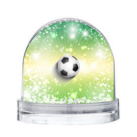 Снежный шар с принтом Футбольный мяч 3 в Белгороде, Пластик | Изображение внутри шара печатается на глянцевой фотобумаге с двух сторон | игра | кубок | мяч | спорт | футбол