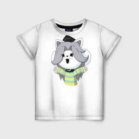 Детская футболка 3D с принтом Undertale в Белгороде, 100% гипоаллергенный полиэфир | прямой крой, круглый вырез горловины, длина до линии бедер, чуть спущенное плечо, ткань немного тянется | Тематика изображения на принте: undertale | темми | тэмми