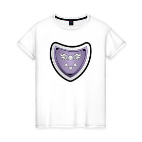 Женская футболка хлопок с принтом Руна Дельта в Белгороде, 100% хлопок | прямой крой, круглый вырез горловины, длина до линии бедер, слегка спущенное плечо | undertale | руна дельта
