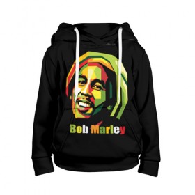 Детская толстовка 3D с принтом Bob Marley в Белгороде, 100% полиэстер | двухслойный капюшон со шнурком для регулировки, мягкие манжеты на рукавах и по низу толстовки, спереди карман-кенгуру с мягким внутренним слоем | боб марли | регги