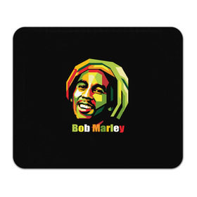 Коврик прямоугольный с принтом Bob Marley в Белгороде, натуральный каучук | размер 230 х 185 мм; запечатка лицевой стороны | Тематика изображения на принте: боб марли | регги