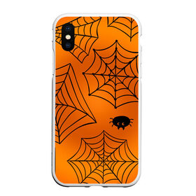 Чехол для iPhone XS Max матовый с принтом Halloween в Белгороде, Силикон | Область печати: задняя сторона чехла, без боковых панелей | cat | dark | halloween | вамп | вампир | ведьма | готика | кот | кошка | магия | ночь | тыква | хэллоуин