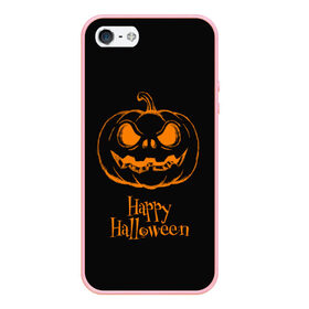 Чехол для iPhone 5/5S матовый с принтом Halloween в Белгороде, Силикон | Область печати: задняя сторона чехла, без боковых панелей | cat | dark | halloween | вамп | вампир | ведьма | готика | кот | кошка | магия | ночь | тыква | хэллоуин