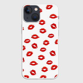 Чехол для iPhone 13 mini с принтом Поцелуйчики в Белгороде,  |  | background | bride | corporate | groom | kiss | lips | wedding | губы | жених | корпоративный | любимая | любимый | любовь | невеста | поцелуй | свадьба | страсть | фон