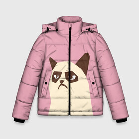 Зимняя куртка для мальчиков 3D с принтом Grumpy cat pink в Белгороде, ткань верха — 100% полиэстер; подклад — 100% полиэстер, утеплитель — 100% полиэстер | длина ниже бедра, удлиненная спинка, воротник стойка и отстегивающийся капюшон. Есть боковые карманы с листочкой на кнопках, утяжки по низу изделия и внутренний карман на молнии. 

Предусмотрены светоотражающий принт на спинке, радужный светоотражающий элемент на пуллере молнии и на резинке для утяжки | кот | мем | угрюмый