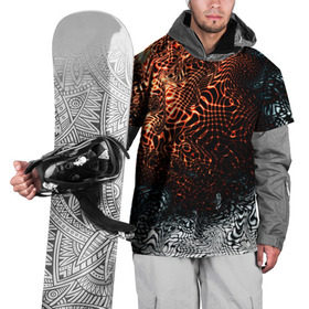 Накидка на куртку 3D с принтом technology в Белгороде, 100% полиэстер |  | Тематика изображения на принте: разводы | рябь