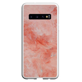 Чехол для Samsung Galaxy S10 с принтом Розовый мрамор - Венец в Белгороде, Силикон | Область печати: задняя сторона чехла, без боковых панелей | каменный | камень | мрамор | мраморный | розовый мрамор