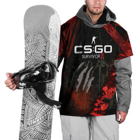 Накидка на куртку 3D с принтом cs:go - Survivor Z Style (Выживший) в Белгороде, 100% полиэстер |  | cs | csgo | famas | survivor | z | выживший | го | кс