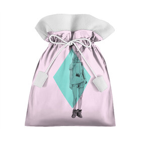 Подарочный 3D мешок с принтом Pink Rabbit в Белгороде, 100% полиэстер | Размер: 29*39 см | Тематика изображения на принте: hipster | rabbit | swag | кролик | хипстер