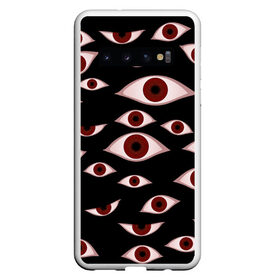 Чехол для Samsung Galaxy S10 с принтом Глаза в Белгороде, Силикон | Область печати: задняя сторона чехла, без боковых панелей | Тематика изображения на принте: alucard | anime | helloween | hellsing | vampire | алукард | аниме | вампир | хеллоуин | хеллсинг