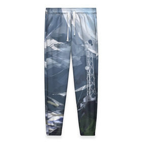 Женские брюки 3D с принтом Горы Алтая в Белгороде, полиэстер 100% | прямой крой, два кармана без застежек по бокам, с мягкой трикотажной резинкой на поясе и по низу штанин. В поясе для дополнительного комфорта — широкие завязки | горы | пейзаж