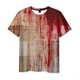 Мужская футболка 3D с принтом Бинты 1 в Белгороде, 100% полиэфир | прямой крой, круглый вырез горловины, длина до линии бедер | Тематика изображения на принте: halloween | helloween | кровь | мумия | ужас | хеллоин | хеллоуин | хелуин