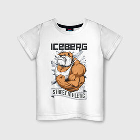 Детская футболка хлопок с принтом Dog 2 | Iceberg в Белгороде, 100% хлопок | круглый вырез горловины, полуприлегающий силуэт, длина до линии бедер | animals | iceberg | icebergstyle | youtube