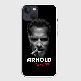 Чехол для iPhone 13 с принтом Arnold forever в Белгороде,  |  | Тематика изображения на принте: актёр | арнольд шварценеггер | боевик | звезда | киногерой | супергерой | терминатор