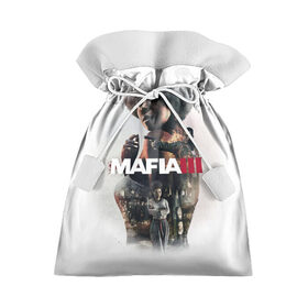 Подарочный 3D мешок с принтом Mafia 3 в Белгороде, 100% полиэстер | Размер: 29*39 см | Тематика изображения на принте: gta | mafia | гта | мафия