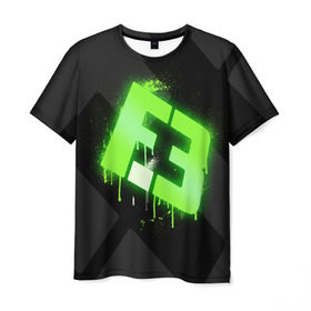 Мужская футболка 3D с принтом cs:go - Flipsid3 (Black collection) в Белгороде, 100% полиэфир | прямой крой, круглый вырез горловины, длина до линии бедер | cs | csgo | flipsid3 | го | кс