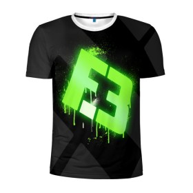 Мужская футболка 3D спортивная с принтом cs:go - Flipsid3 (Black collection) в Белгороде, 100% полиэстер с улучшенными характеристиками | приталенный силуэт, круглая горловина, широкие плечи, сужается к линии бедра | cs | csgo | flipsid3 | го | кс