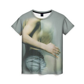 Женская футболка 3D с принтом Placebo в Белгороде, 100% полиэфир ( синтетическое хлопкоподобное полотно) | прямой крой, круглый вырез горловины, длина до линии бедер | lacebo |  брайан молко | альтернатива. | пласибо | плацебо | плэйсебо | плэсибо | рок