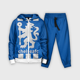 Детский костюм 3D с принтом Chelsea в Белгороде,  |  | chelsea | football. | английская премьер лига | апл | футбол | челси