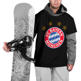 Накидка на куртку 3D с принтом Bayern в Белгороде, 100% полиэстер |  | bayern | football | бавария | бундеслига | немецкий чемпионат | футбол