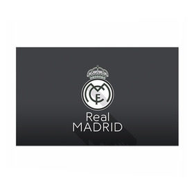 Бумага для упаковки 3D с принтом Real Madrid в Белгороде, пластик и полированная сталь | круглая форма, металлическое крепление в виде кольца | Тематика изображения на принте: real madrid