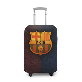 Чехол для чемодана 3D с принтом Barcelona8 в Белгороде, 86% полиэфир, 14% спандекс | двустороннее нанесение принта, прорези для ручек и колес | barcelona | football | барса | барселона | примера | футбол | чемпионат испании