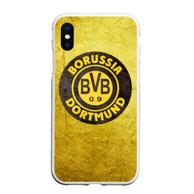 Чехол для iPhone XS Max матовый с принтом Borussia3 в Белгороде, Силикон | Область печати: задняя сторона чехла, без боковых панелей | Тематика изображения на принте: borussia | bvb | football | боруссия | бундеслига | дортмунд | футбол | чемпионат германии