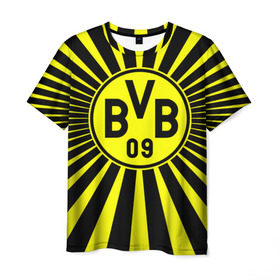 Мужская футболка 3D с принтом Borussia1 в Белгороде, 100% полиэфир | прямой крой, круглый вырез горловины, длина до линии бедер | borussia | bvb | football | боруссия | бундеслига | дортмунд | футбол | чемпионат германии