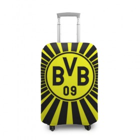 Чехол для чемодана 3D с принтом Borussia1 в Белгороде, 86% полиэфир, 14% спандекс | двустороннее нанесение принта, прорези для ручек и колес | borussia | bvb | football | боруссия | бундеслига | дортмунд | футбол | чемпионат германии