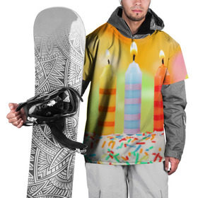 Накидка на куртку 3D с принтом Цвета радости в Белгороде, 100% полиэстер |  | арт | новинки | огонь | подарок | радуга | яркие
