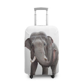Чехол для чемодана 3D с принтом Слон VPPDGryphon в Белгороде, 86% полиэфир, 14% спандекс | двустороннее нанесение принта, прорези для ручек и колес | luxury | premium | vip | vppdgryphon | премиум | слон | эксклюзив