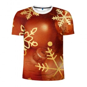 Мужская футболка 3D спортивная с принтом Дуx рождества в Белгороде, 100% полиэстер с улучшенными характеристиками | приталенный силуэт, круглая горловина, широкие плечи, сужается к линии бедра | Тематика изображения на принте: 