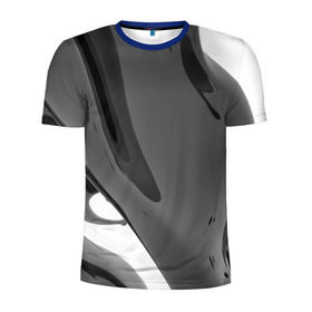 Мужская футболка 3D спортивная с принтом Краска в Белгороде, 100% полиэстер с улучшенными характеристиками | приталенный силуэт, круглая горловина, широкие плечи, сужается к линии бедра | luxury | premium | vip | краска | премиум | эксклюзив