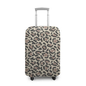 Чехол для чемодана 3D с принтом Шкура леопарда 3 в Белгороде, 86% полиэфир, 14% спандекс | двустороннее нанесение принта, прорези для ручек и колес | африка | дикие | животные | леопард