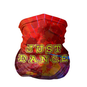 Бандана-труба 3D с принтом Just Dance в Белгороде, 100% полиэстер, ткань с особыми свойствами — Activecool | плотность 150‒180 г/м2; хорошо тянется, но сохраняет форму | 