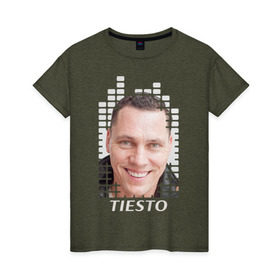 Женская футболка хлопок с принтом EQ - Tiesto в Белгороде, 100% хлопок | прямой крой, круглый вырез горловины, длина до линии бедер, слегка спущенное плечо | beatport | black hole | club | dj | edm | electro | eq | holland | house | music | musical freedom | production | radio | techno | tiesto | top | trance | голандия | дискотека | звезда | клуб | музыка | музыкант | продюссер | радио | фестиваль | эквалайзе