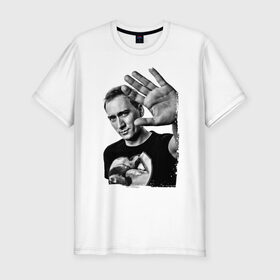 Мужская футболка премиум с принтом Paul van Dyk (retro style) в Белгороде, 92% хлопок, 8% лайкра | приталенный силуэт, круглый вырез ворота, длина до линии бедра, короткий рукав | 