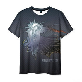 Мужская футболка 3D с принтом Final Fantasy XV в Белгороде, 100% полиэфир | прямой крой, круглый вырез горловины, длина до линии бедер | Тематика изображения на принте: final fantasy