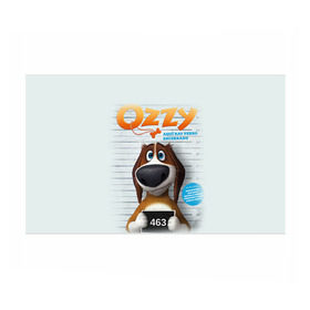 Бумага для упаковки 3D с принтом Ozzy в Белгороде, пластик и полированная сталь | круглая форма, металлическое крепление в виде кольца | dog | fast furry | бигль | большой собачий побег | мартин | мультфильм | оззи | побег | свободу разношерстным | собака