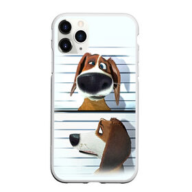 Чехол для iPhone 11 Pro матовый с принтом Разыскивается пёс в Белгороде, Силикон |  | Тематика изображения на принте: dog | fast furry | бигль | большой собачий побег | мартин | мультфильм | оззи | побег | свободу разношерстным | собака