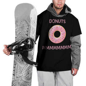 Накидка на куртку 3D с принтом Donuts в Белгороде, 100% полиэстер |  | Тематика изображения на принте: simpsons