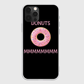 Чехол для iPhone 12 Pro Max с принтом Donuts в Белгороде, Силикон |  | Тематика изображения на принте: simpsons