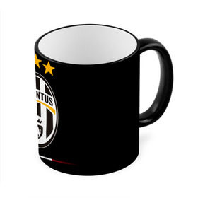 Кружка 3D с принтом Juventus1 в Белгороде, керамика | ёмкость 330 мл | Тематика изображения на принте: football | juve | juventus | seria a | бьянконери | серия а | футбол | чемпионат италии | юве | ювентус