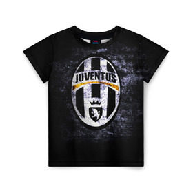 Детская футболка 3D с принтом Juventus2 в Белгороде, 100% гипоаллергенный полиэфир | прямой крой, круглый вырез горловины, длина до линии бедер, чуть спущенное плечо, ткань немного тянется | football | juve | juventus | seria a | бьянконери | серия а | футбол | чемпионат италии | юве | ювентус