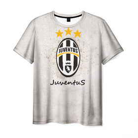 Мужская футболка 3D с принтом Juventus3 в Белгороде, 100% полиэфир | прямой крой, круглый вырез горловины, длина до линии бедер | football | juve | juventus | seria a | бьянконери | серия а | футбол | чемпионат италии | юве | ювентус
