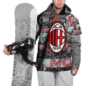 Накидка на куртку 3D с принтом Milan1 в Белгороде, 100% полиэстер |  | football | milan | seria a | милан | россонери | серия а | футбол | чемпионат италии