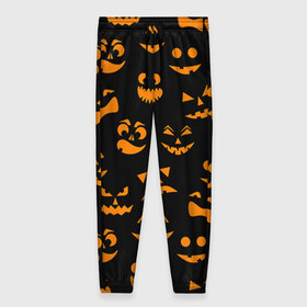 Женские брюки 3D с принтом Хэллуин 6 в Белгороде, полиэстер 100% | прямой крой, два кармана без застежек по бокам, с мягкой трикотажной резинкой на поясе и по низу штанин. В поясе для дополнительного комфорта — широкие завязки | 31 октября | halloween | паутина | привидения | теги: хелоуин | хеллоуин | черепа