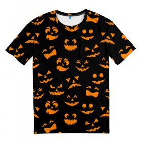 Мужская футболка 3D с принтом Хэллуин 6 в Белгороде, 100% полиэфир | прямой крой, круглый вырез горловины, длина до линии бедер | 31 октября | halloween | паутина | привидения | теги: хелоуин | хеллоуин | черепа