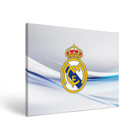 Холст прямоугольный с принтом Реал Мадрид в Белгороде, 100% ПВХ |  | Тематика изображения на принте: real madrid | испания | португалия